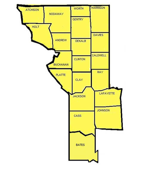 Kansas City Regional Map Graphic