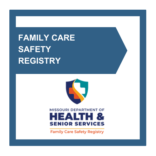 Family Care Safety Registry Button