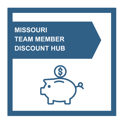 Missouri Team Member Discount Hub Button