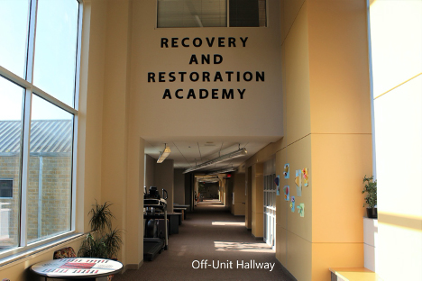 Center for Behavioral Medicine Off Unit Hallway