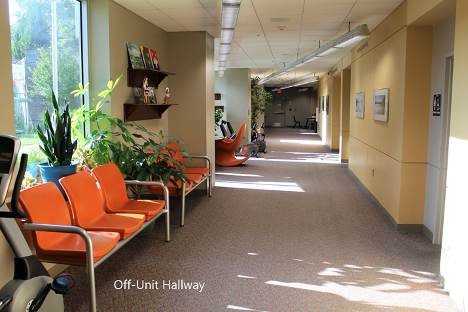 Center for Behavioral Medicine Off Unit Hallway