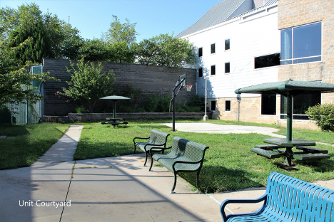 Center for Behavioral Medicine Unit Courtyard