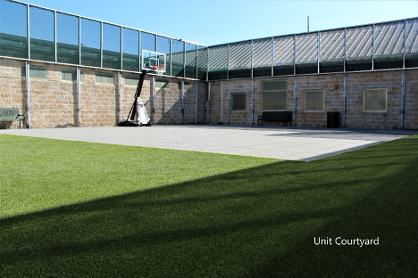 Center for Behavioral Medicine Unit Courtyard