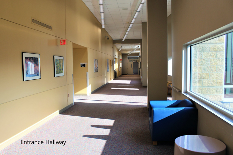 Center for Behavioral Medicine Hallway Entrance