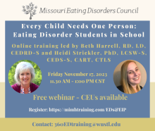 Every Child Needs One Person:  Eating Disorder Students in School
