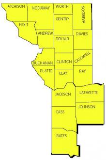 Northwest Missouri Autism Project Map